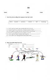 English worksheet: Quiz Sports