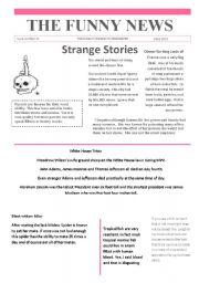 English Worksheet: funny news # 41