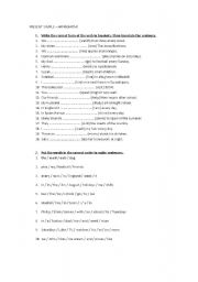 English Worksheet: PRESENT SIMPLE AFFIRMATIVE