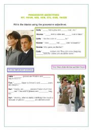 English worksheet: possessive