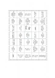 English Worksheet: Board game