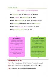 English Worksheet: Past Simple vs. Past Continuous