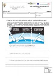 English Worksheet: Global Warming