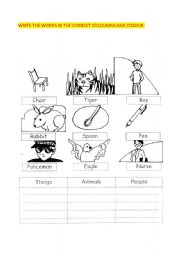 English worksheet: NAMES