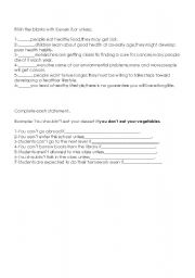 English worksheet: if and even if