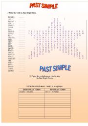 English Worksheet: Past Simple