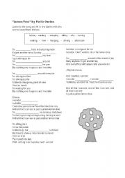 English Worksheet: Lemon Tree by Fools Garden