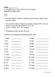 English worksheet: Writing Practice Worksheet