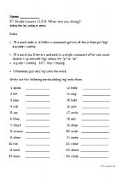 English Worksheet: Writing Practice Worksheet