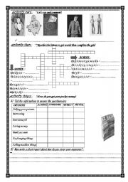 English Worksheet: pocket money