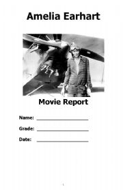 English worksheet: Amelia Earhart