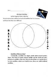 English Worksheet: Satellite Worksheet