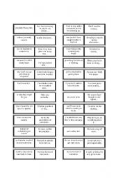 English Worksheet: LINKING WORDS DOMINOES