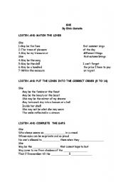 English worksheet: She by Elvis Costelo