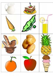 English Worksheet: food