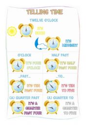 English Worksheet: Telling Time