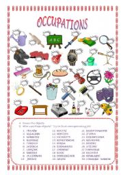 English Worksheet: Occupations