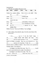 English Worksheet: p.6 exercise