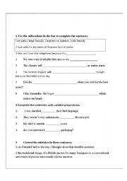 English worksheet: test