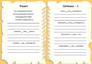 English Worksheet: Present Continuous-1