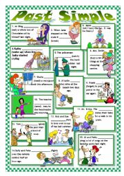 English Worksheet: PAST TENSE: IRREGULAR VERBS