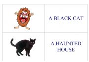 English worksheet: Halloween Domino