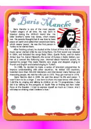 English Worksheet: Reading - Baris Mancho