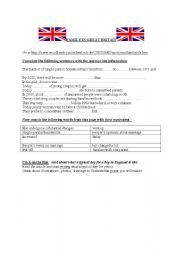 English worksheet: Family in Great Britain