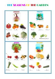 FRUIT AND VEGETABLES SEASON FOR SEASON 