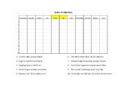 English Worksheet: order of adjective