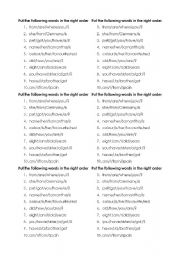 English Worksheet: Verb to be and his/her