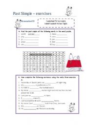 English Worksheet: Past simple exercises