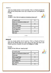 English worksheet: Present Perfect 