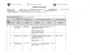 English Worksheet: Planification
