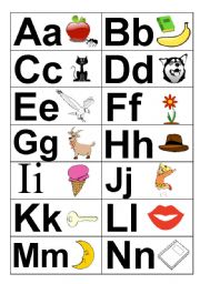 Alphabet Flash Cards for Beginners