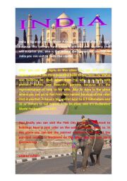 English Worksheet: india