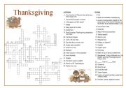 Thanksgiving Crossword