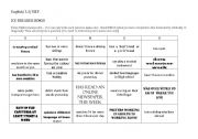 English Worksheet: Bingo (ice breaker)