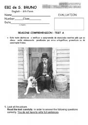 English Worksheet: cHARLIE cHAPLINS BIOGRAPHY