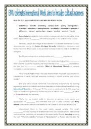 English Worksheet: STUDYING ABROAD