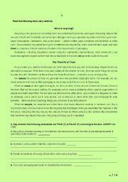 English Worksheet: Recycling test