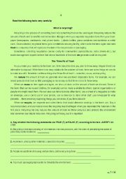 English Worksheet: Recycling test