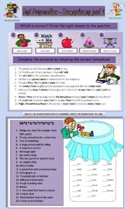 English Worksheet: TEST PREPARATION - HOMOPHONES PART 2