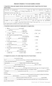 present perfect vs past simple