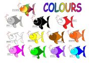 English Worksheet: COLOURS 