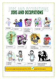 English Worksheet: Jobs and Occupations (part 2)