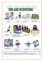 English Worksheet: Jobs and Occupations (part 3)