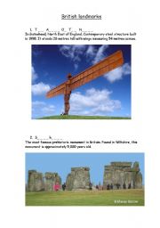 English Worksheet: British landmarks