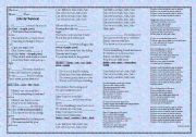 English worksheet: Song Worksheet - Halo (by Beyonc)