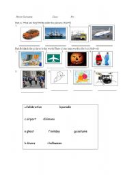 English worksheet: Vocabulary